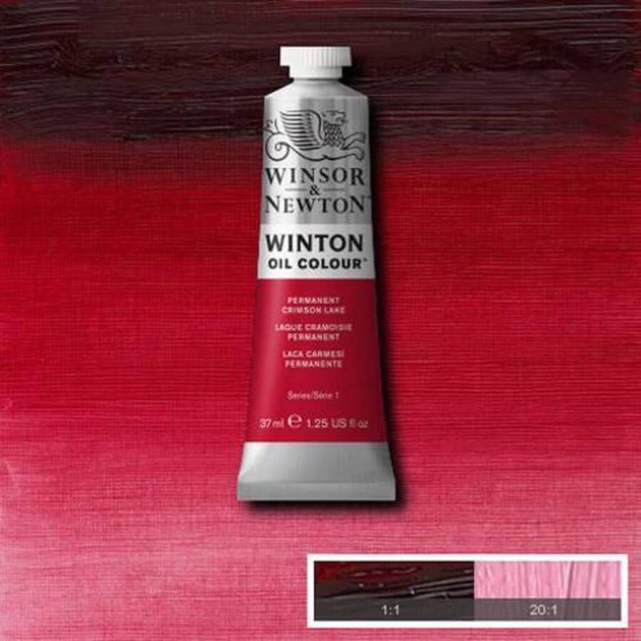 Winsor & Newton Winton Olieverf 37ML Permanent Crimson Lake nr17 478