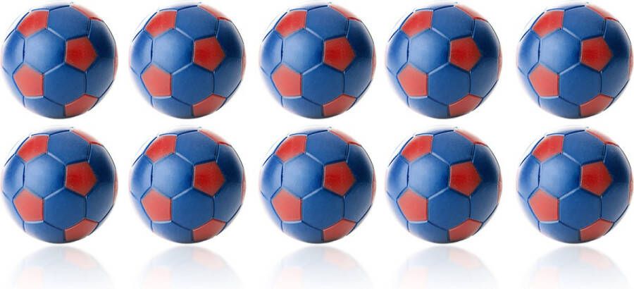 Winspeed Robertson Tafelvoetbal Ballen 35 mm Blauw Rood 10 stuks