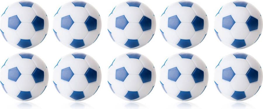 Winspeed Robertson Tafelvoetbal Ballen 35 mm Wit Blauw 10 stuks