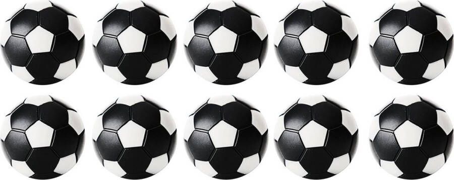 Winspeed Robertson Tafelvoetbal Ballen 35 mm Zwart Wit 10 stuks