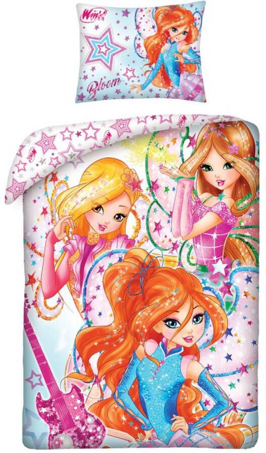 SimbaShop Winx Club Dekbedovertrek Bloom- Eenpersoons 140 x 200 cm Katoen