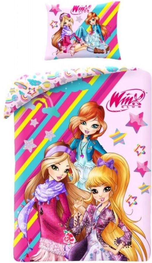 Winx Club Dekbedovertrek Fairy 140 x 200 cm + 70 x 90 cm Katoen