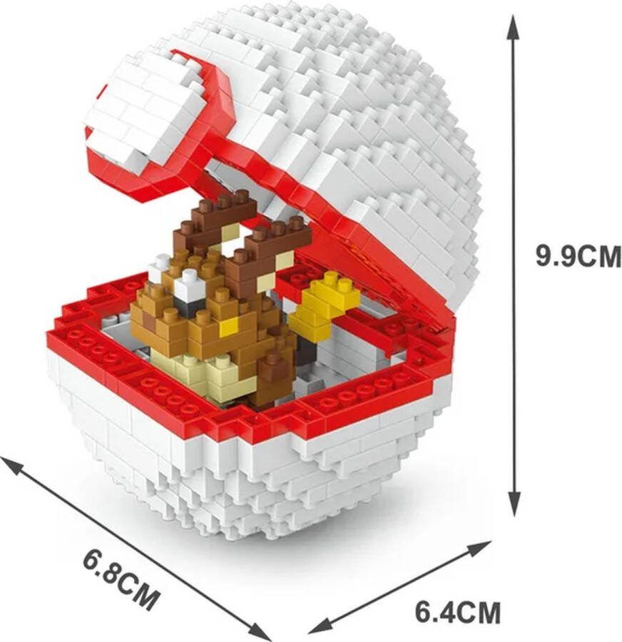 Wise Hawk Gift Series Nanoblocks bouwset 3D puzzel Mini blokjes in bal 440 st