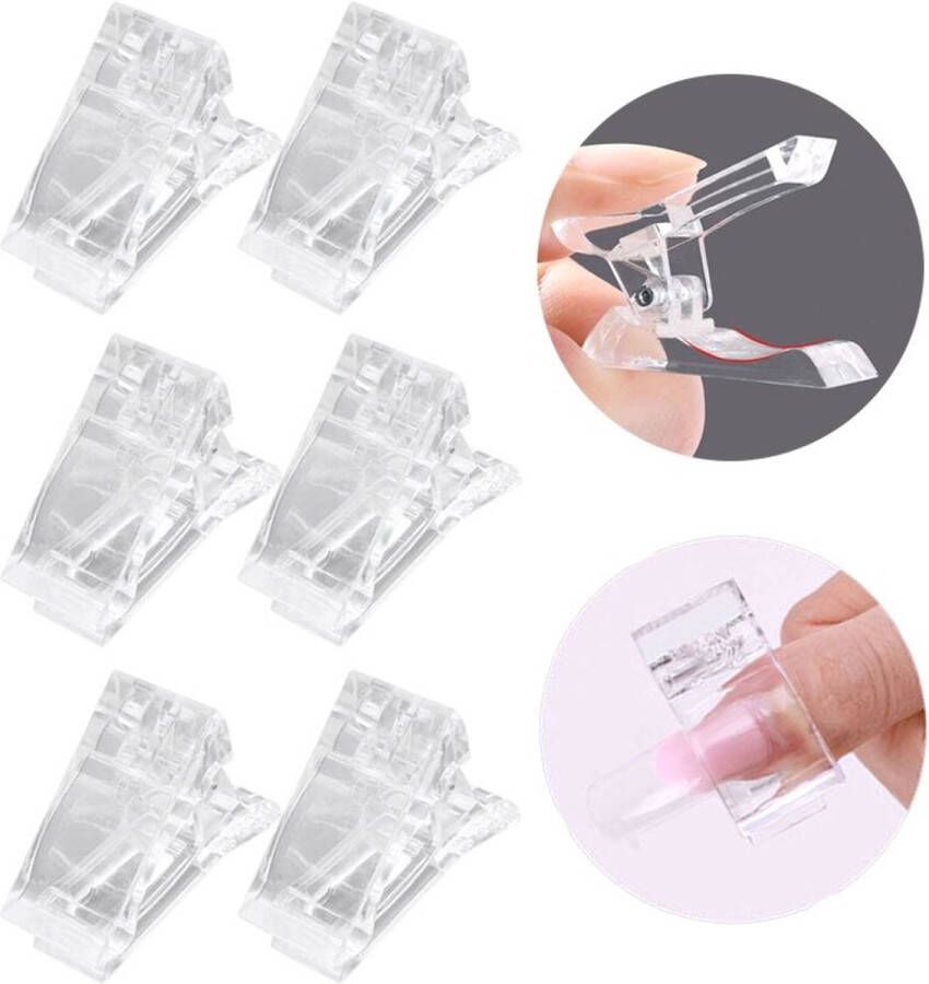 WiseGoods Luxe Nagelklem Set Nagel Klemmen Nagellak Remover Clips Manicure Klem Tools Voor Nagels Nail Art Tool 10st