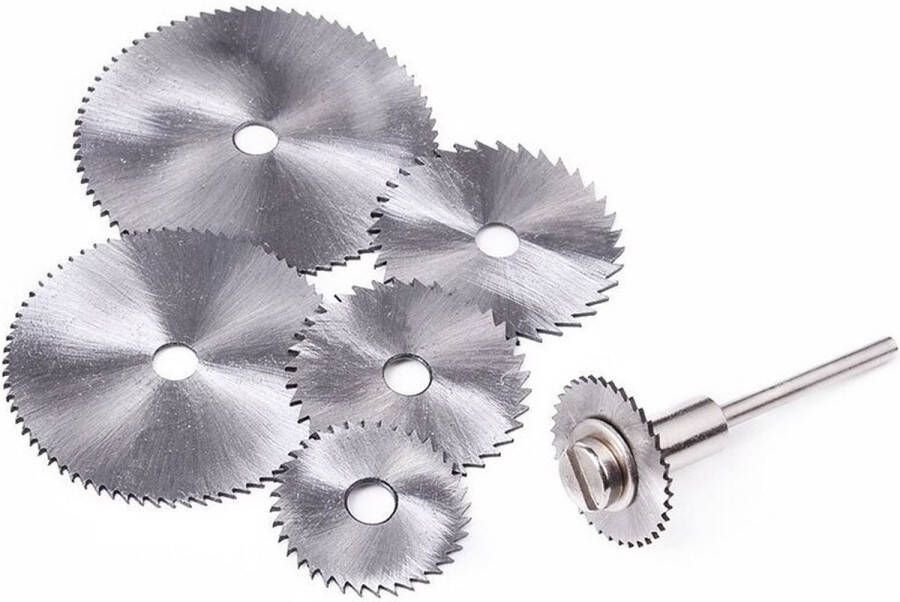 WiseGoods Luxe Set Mini Cirkel Zaagbladen Geschikt Voor Dremel Zaagblad Cirkelzaag Cirkelzaagblad Klussen Gereedschap 7st