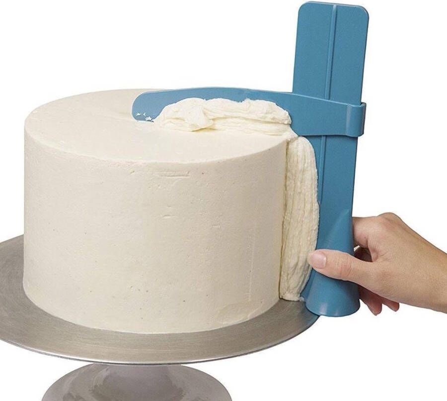 WiseGoods Premium Cake Schraper Cake mes Glaceermes Bakken Accessoires Bakkers Tools DIY Cake Tool Verstelbaar