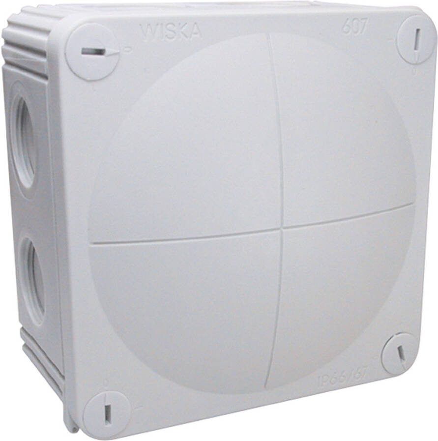 Wiska Kabeldoos 85x85mm set van 5 stuks membraan-en wartelinvoer PG16 met 3x wartel 308 SKV combi (10060405)