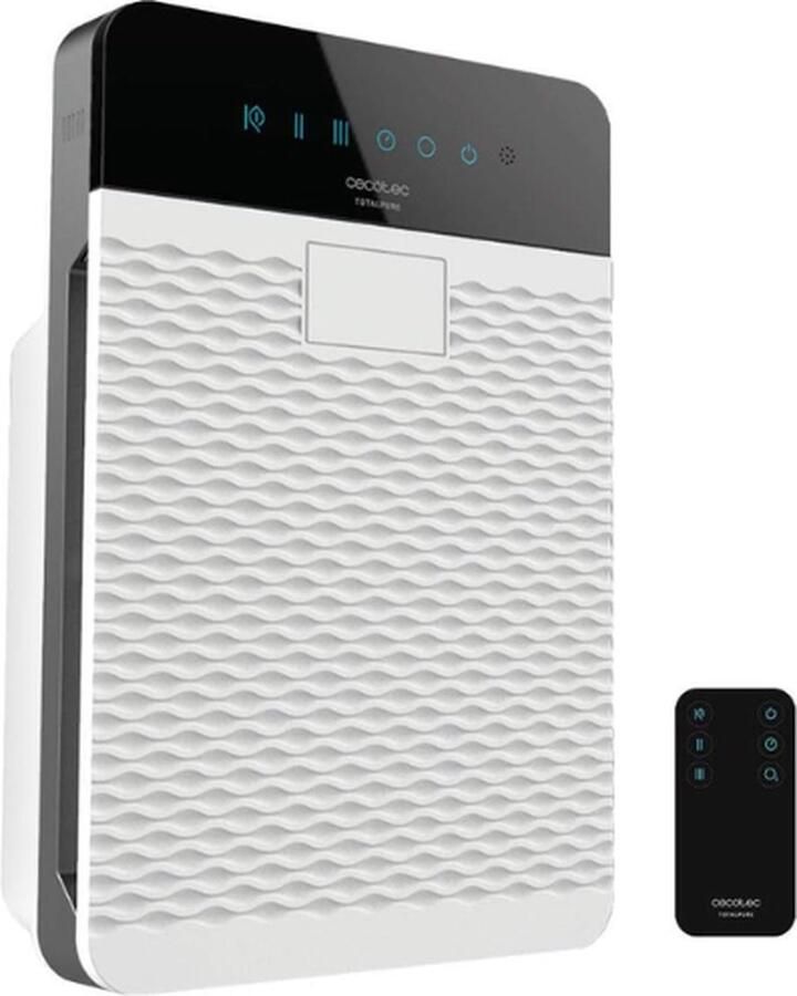 Wit Cecotec Luchtreiniger Ultra Stil Air Purifier Luchtreinigers Met HEPA Filter Luchtbevochtiger Luchtreinigers Air Cleaner Luchtzuiveraar Ionisator Koolstoffilter