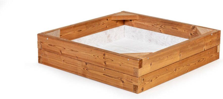 WITBOSCH Zandbak 107 x 107 x 25 cm Duurzaam design Thermowood