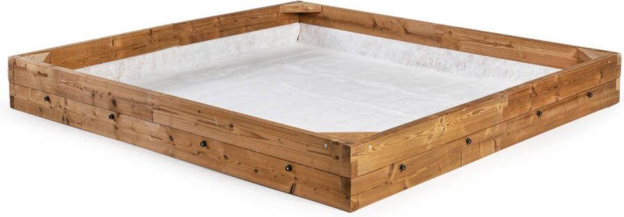 WITBOSCH Zandbak 210 x 210 x 25 cm Duurzaam design Thermowood