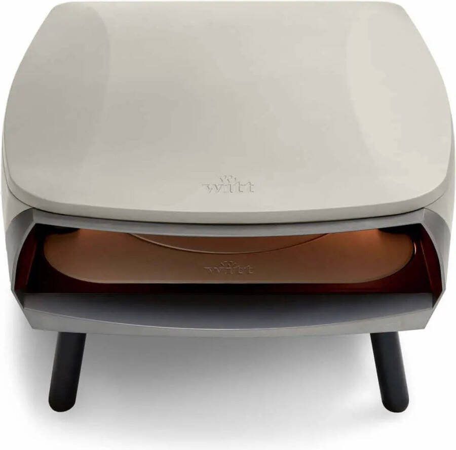 Witt ETNA Rotante WIT pizza oven met draaiende steen en 2e brander gas 500 graden in 15 minuten