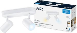 WiZ Imageo Opbouwspot Slimme LED-Verlichting Warm- tot Koelwit Licht GU10 Wit 2 x 5W Wi-Fi