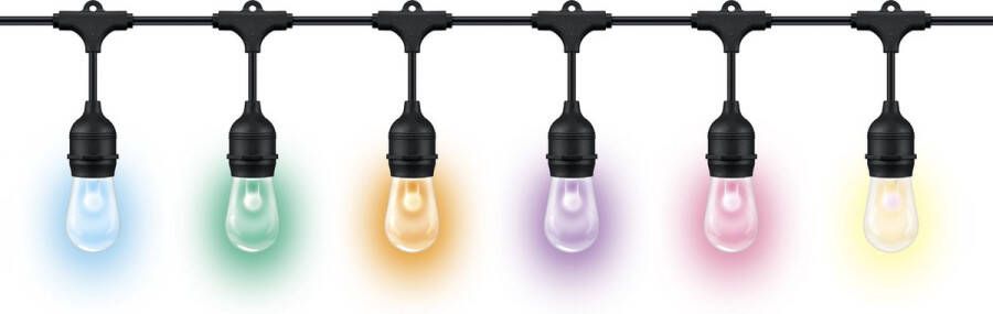 WiZ Lichtsnoer voor Buiten Slimme LED-Verlichting Gekleurd en Wit Licht Wi-Fi