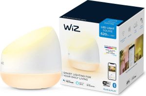 WiZ Squire Tafellamp Slimme LED verlichting Gekleurd en Wit Licht Wi-Fi Transparant