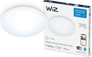 WiZ Superslim plafondlamp rond wit Tunable White 1x14W 1300lm 270…