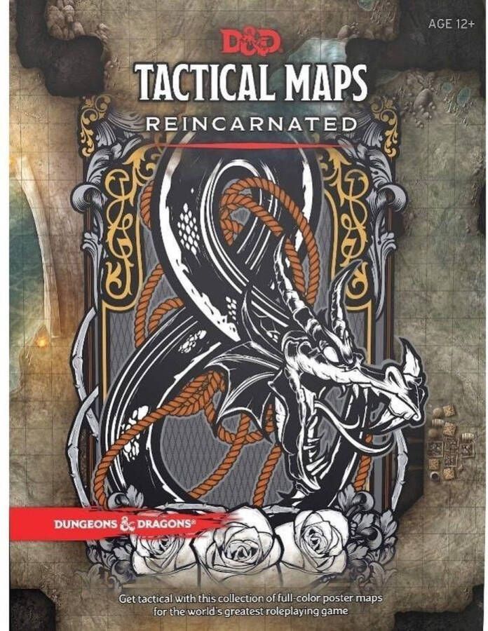 Wizards of the Coast Dungeons & Dragons Tactical Maps Reincarnated D&D Accessory