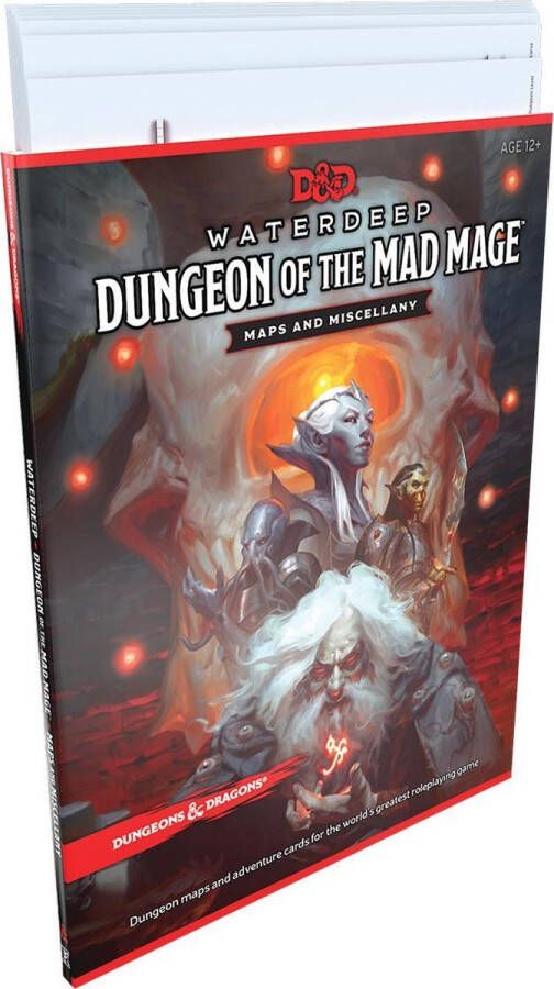 Wizards of the Coast Dungeons & Dragons Waterdeep: Dungeon of the Mad Mage Maps and Miscellany (Accessory D&d Roleplaying Game)