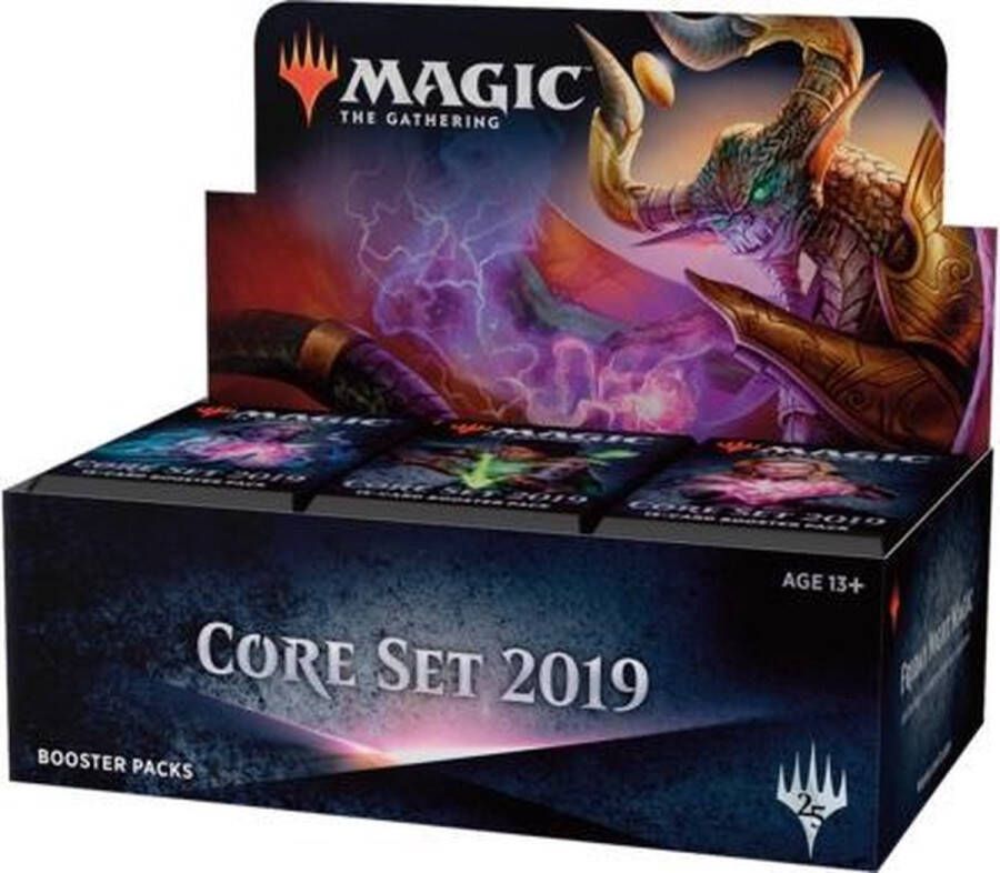 Wizards of the Coast Magic Core Set 2019 Booster Box Display