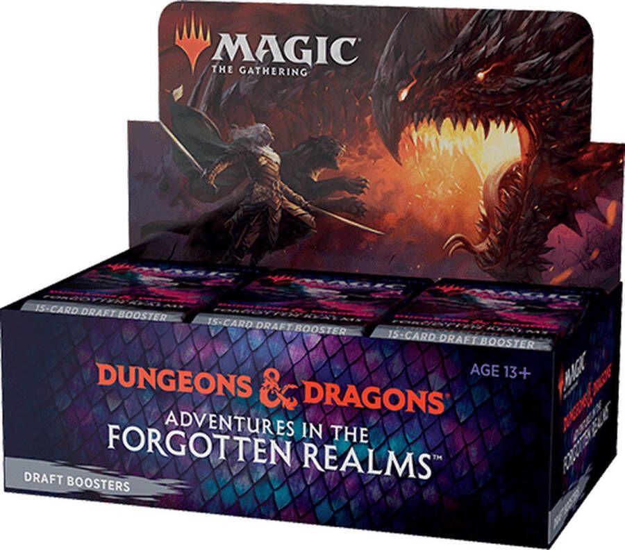 Wizards of the Coast Magic The Gathering: Adventures in the Forgotten Realms Draft Boosters (36 Packs) EN