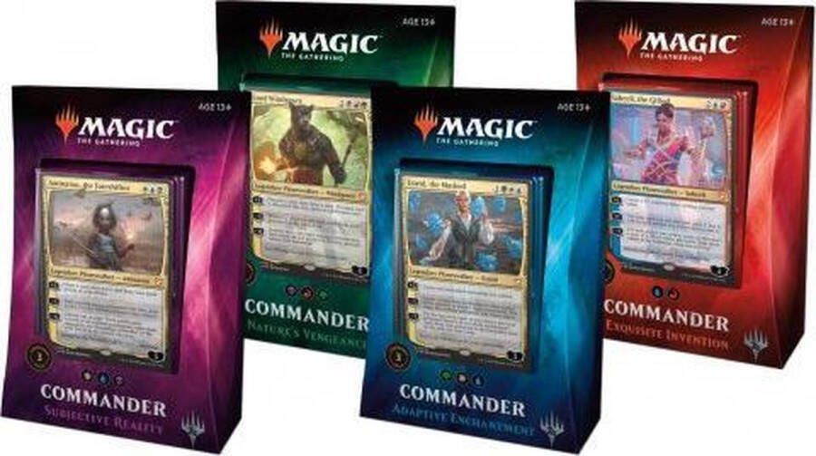 Wizards of the Coast Magic The Gathering Commander 2018 Set of 4