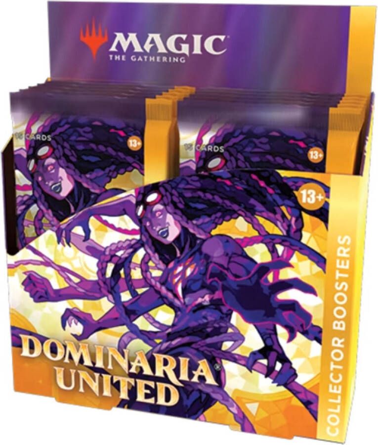 Wizards of the Coast Magic: The Gathering Dominaria United Collector Booster Box | 12 Packs + Box Topper Card (181 Magic Cards)