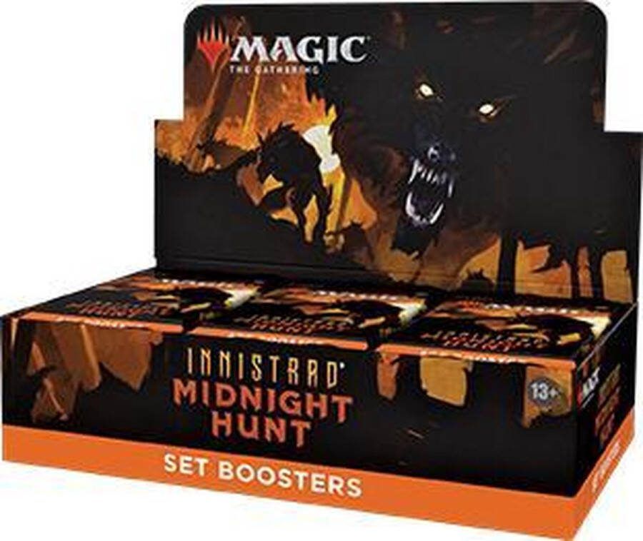 Wizards of the Coast Magic The Gathering: Innistrad Midnight Hunt Set Boosters Box (30 Packs) EN