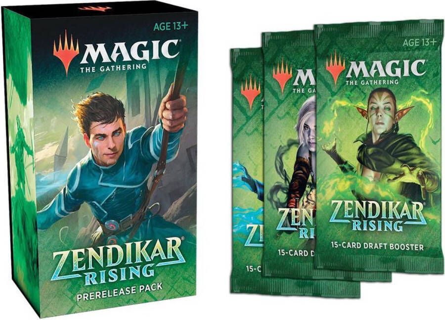 Wizards of the Coast Magic the Gathering Zendikar Rising Pre-release pack