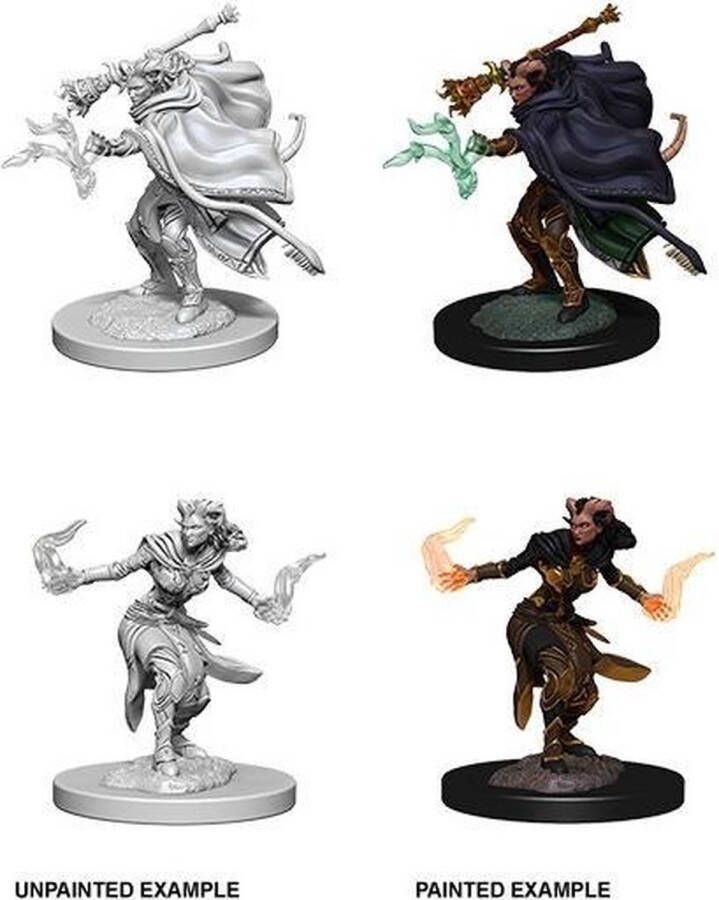 Wizkids Asmodee D&D Miniatures Female Tiefling Warlock (6x) EN