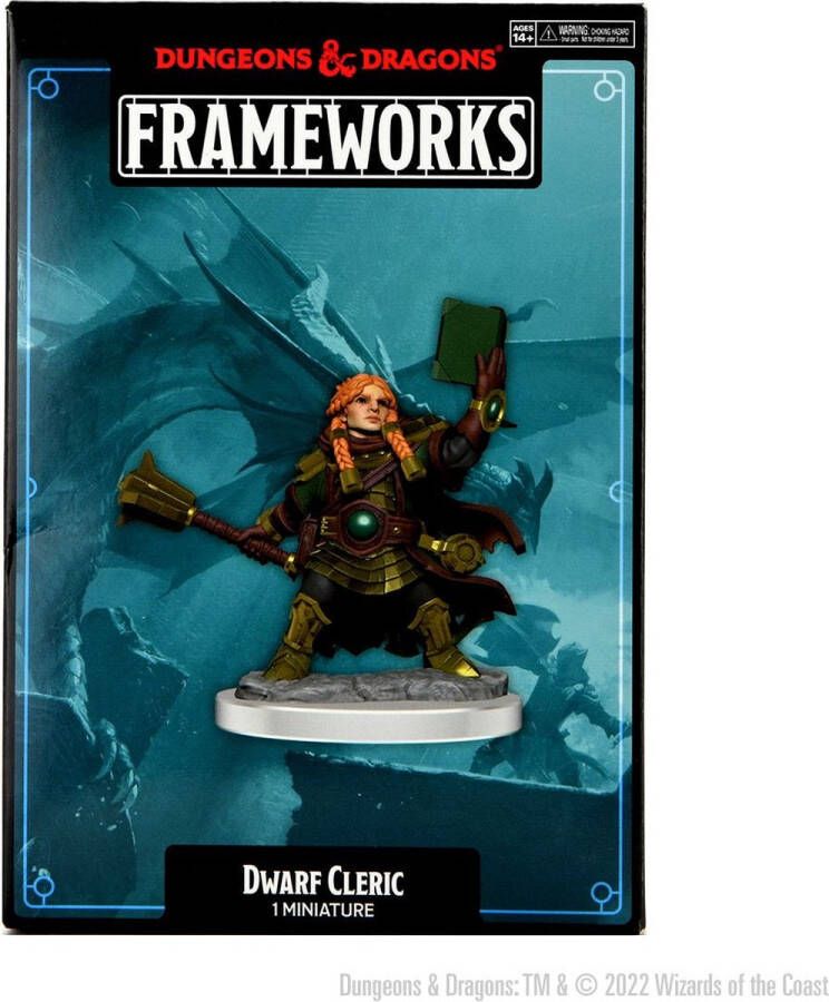 Wizkids D&D Frameworks Dwarf Cleric Female