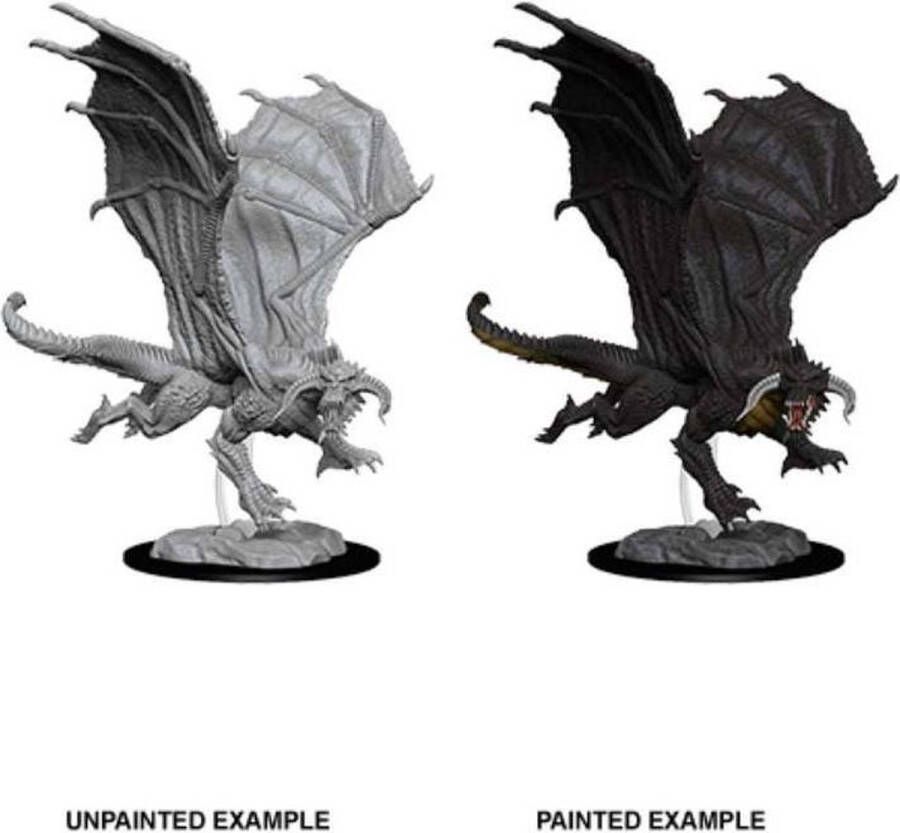 Wizkids D&D Nolzur's Marvelous Miniatures Young Black Dragon