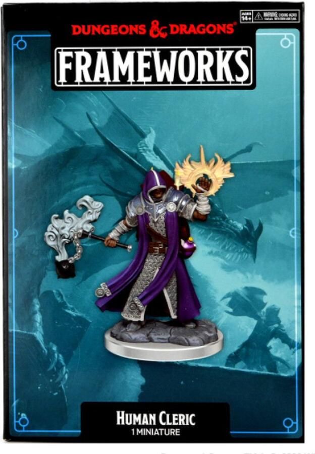 Wizkids D&D Frameworks: Human Cleric Male