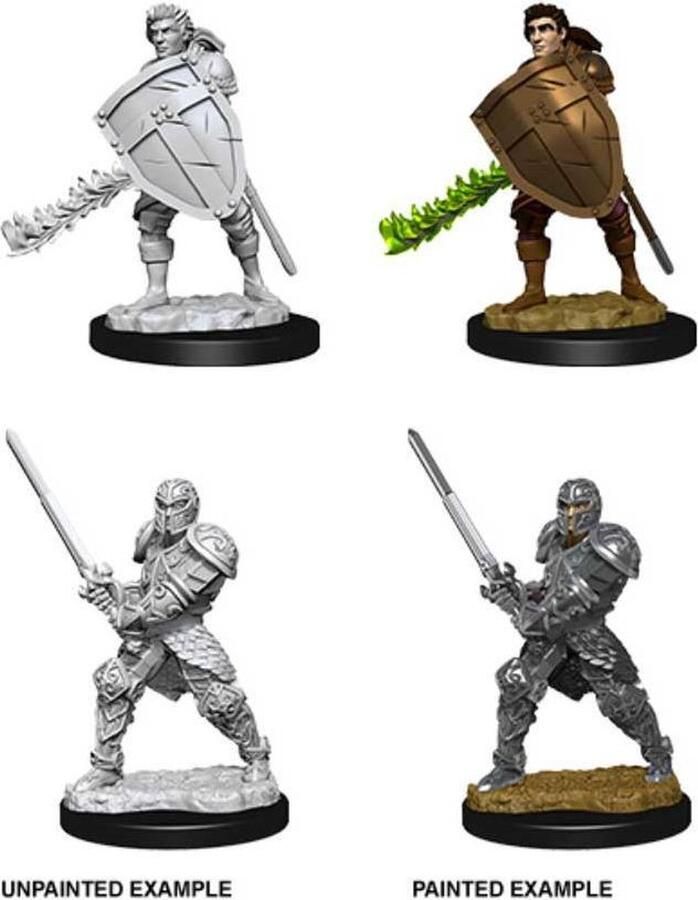 Wizkids Dungeons and Dragons Nolzur's Marvelous Miniatures: Human Fighter Male