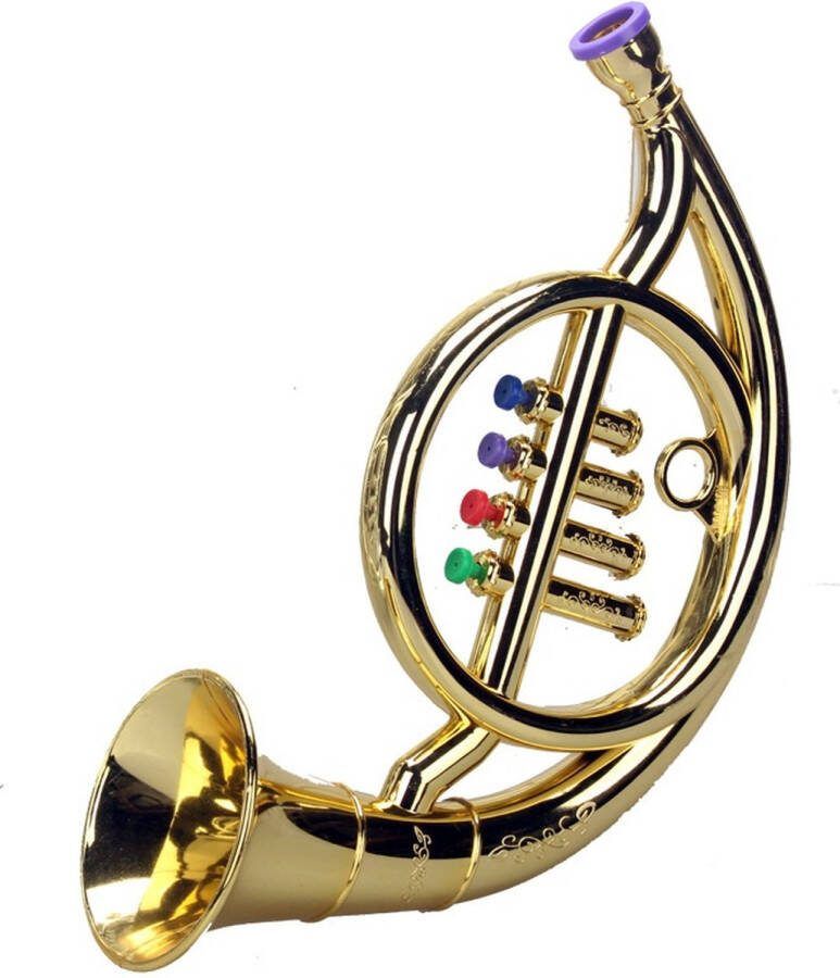 WK Wang Knobbout WK Kids -Kinder Horn speelgoed-Speelbaar-38cm lengte- Educatief Speelgoed-Kinder Muziekinstrument