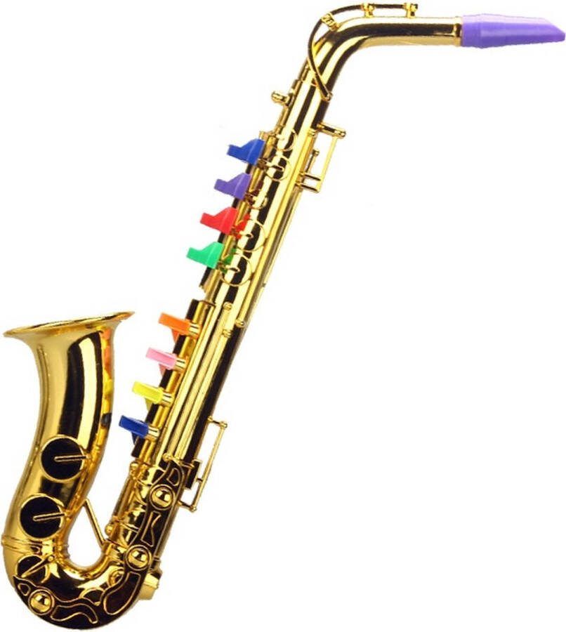 WK Wang Knobbout WK Kids -Kinder saxofoon speelgoed-Speelbaar-45cm lengte- 8Nootstoetsen- Educatief Speelgoed-Kinder Muziekinstrument