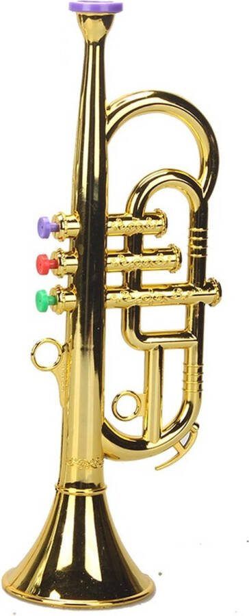 WK Wang Knobbout WK Kids -Kinder trompet speelgoed-Speelbaar-34cm lengte- Educatief Speelgoed-Kinder Muziekinstrument