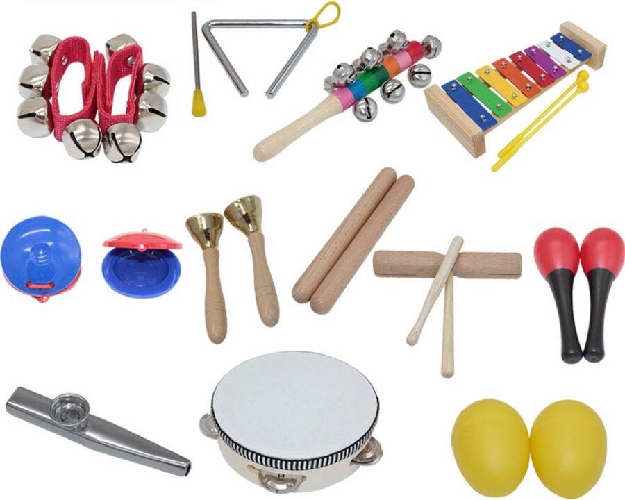 WK Wang Knobbout WK Kids- Kindermuziek voor vroege educatie-12-stuks-De vreugde van muziek-Kinder Muziekinstrument