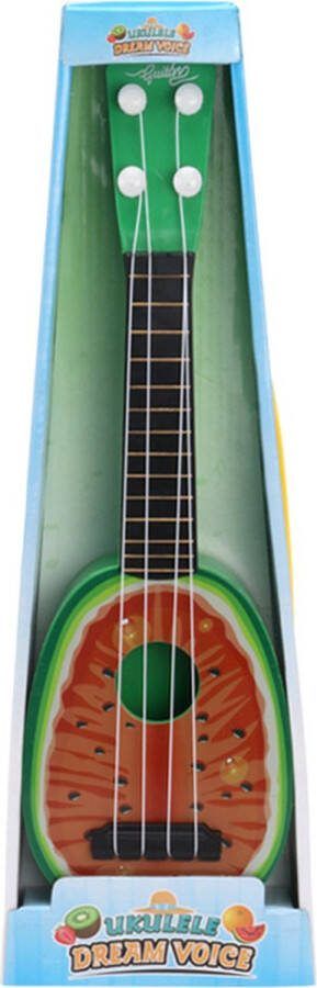 WK Wang Knobbout WK Kids -Speelbare Mini Ukelele-Watermeloen vorm-Kinder Ukelele Gitaar-Kinder Muziekinstrument