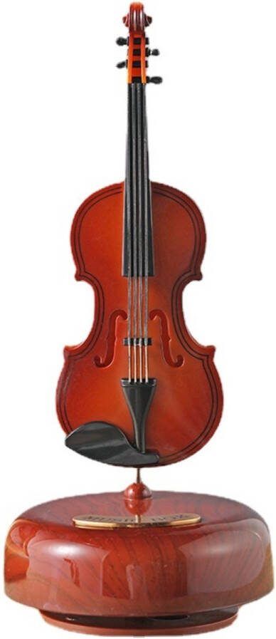 WK Wang Knobbout WK Viool muziekdoos- Klassieke muziek -210*95*60mm -bruin