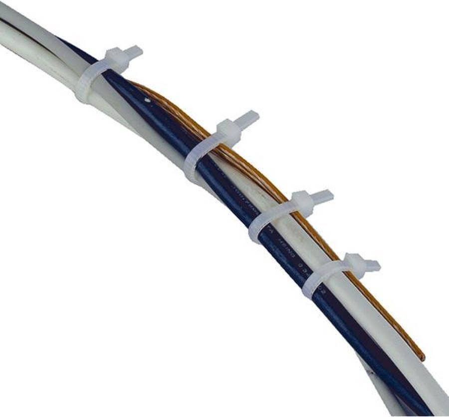 WKK Kabelbinders 120 x 2 5mm Trekkracht tot 8 1kg UV bestendig 100 stuks Zwart