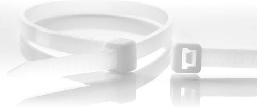 WKK Kabelbinders 530 x 4 8mm Trekkracht tot 22 2kg 100 stuks Transparant