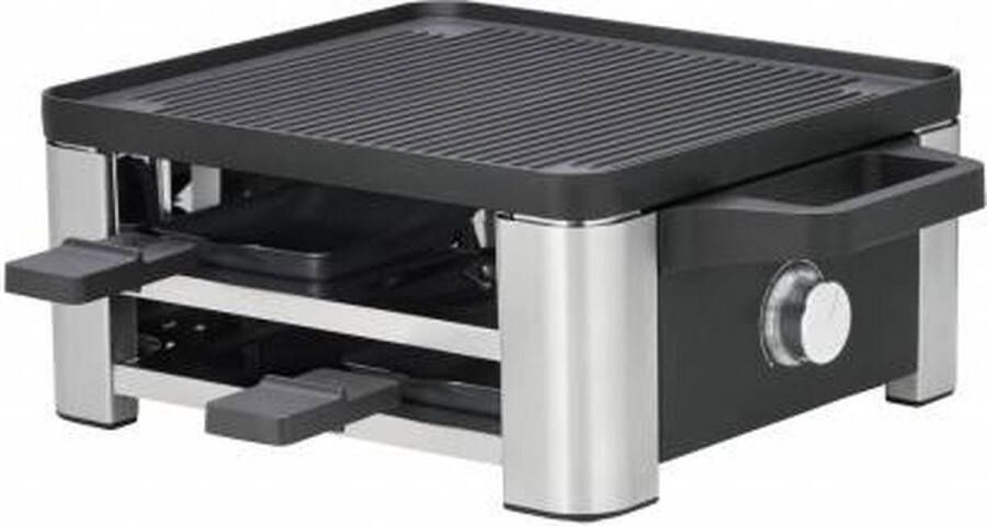 WMF 61.3024.5155 raclette 4 persoon personen Zwart Roestvrijstaal