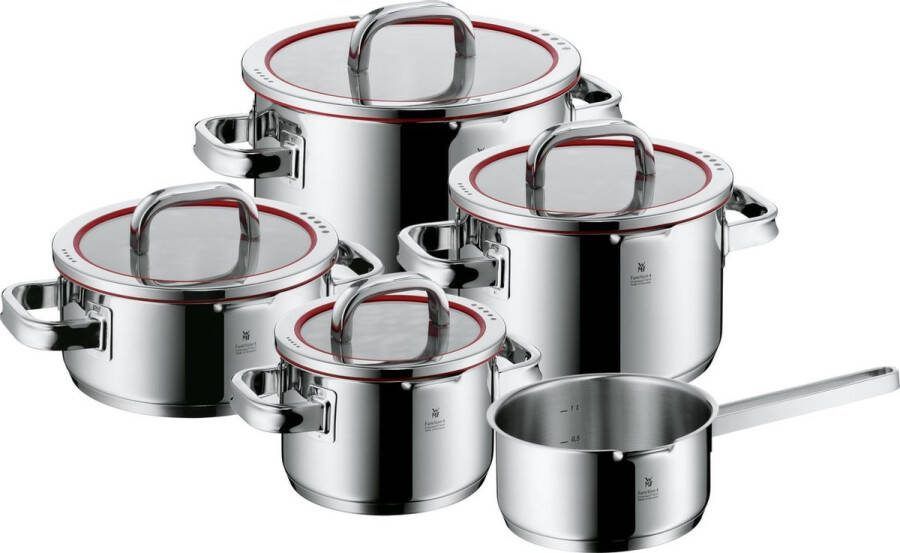 WMF Pannenset Function 4 5-Delig Rood