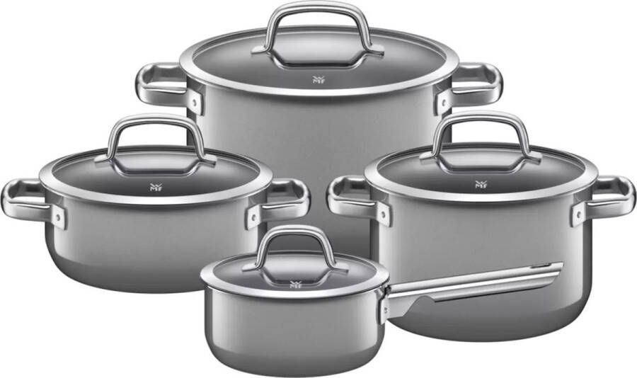 WMF FusionTec Mineral Pannenset 4-delig Platinum