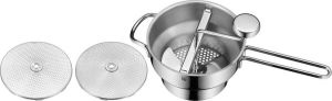 WMF Passeerzeef Gourmet met 3 zeefinzetten (4 stuks)