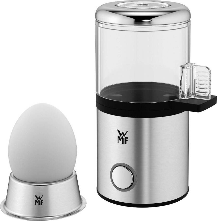 WMF consumer electric Eikoker met eierdopje Zilverkleur Zwart
