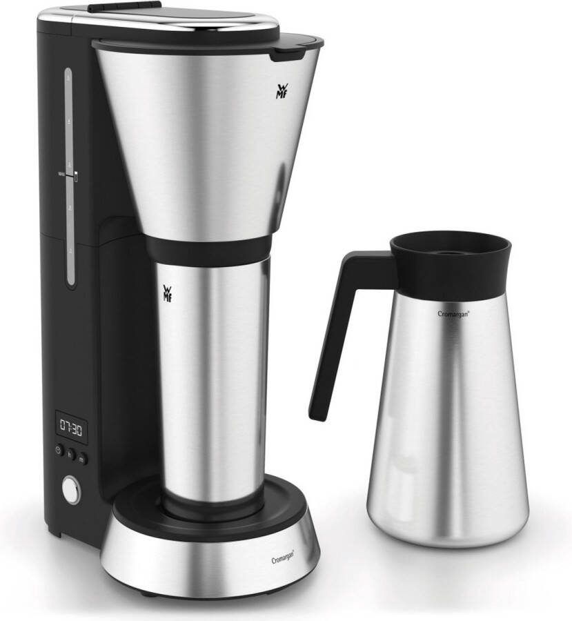 WMF Kitchenmini's koffiezetapparaat thermoskan zwart zilver 6 kopjes