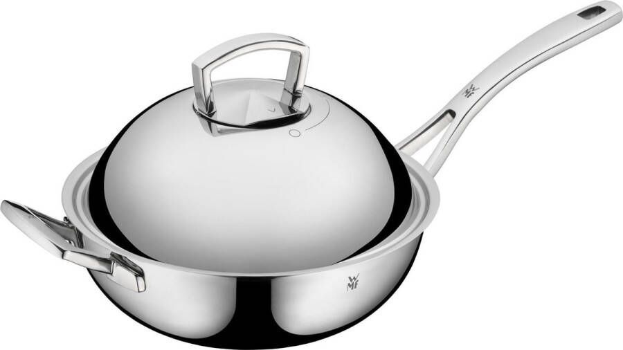 WMF Multyply Wok met deksel Ø 28 cm RVS