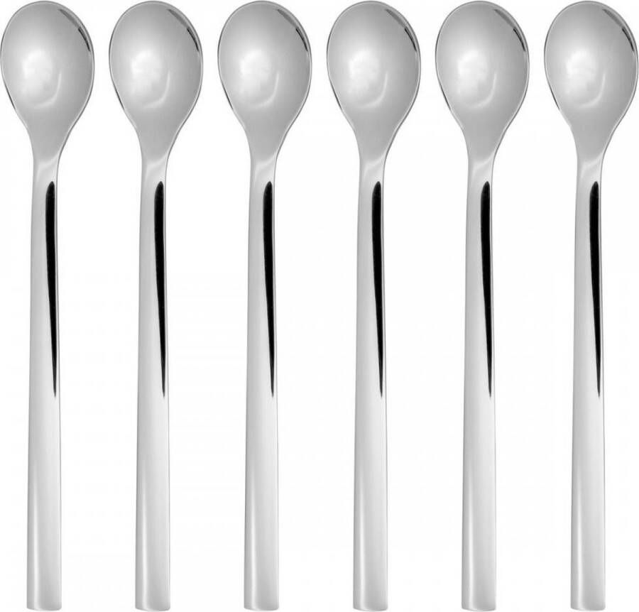 WMF Nuova Latte Macchiato lepels 6-delig 19 cm RVS