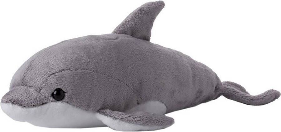 WNF pluche dolfijn knuffel grijs 40 cm Dolfijnen speelgoed familie knuffels