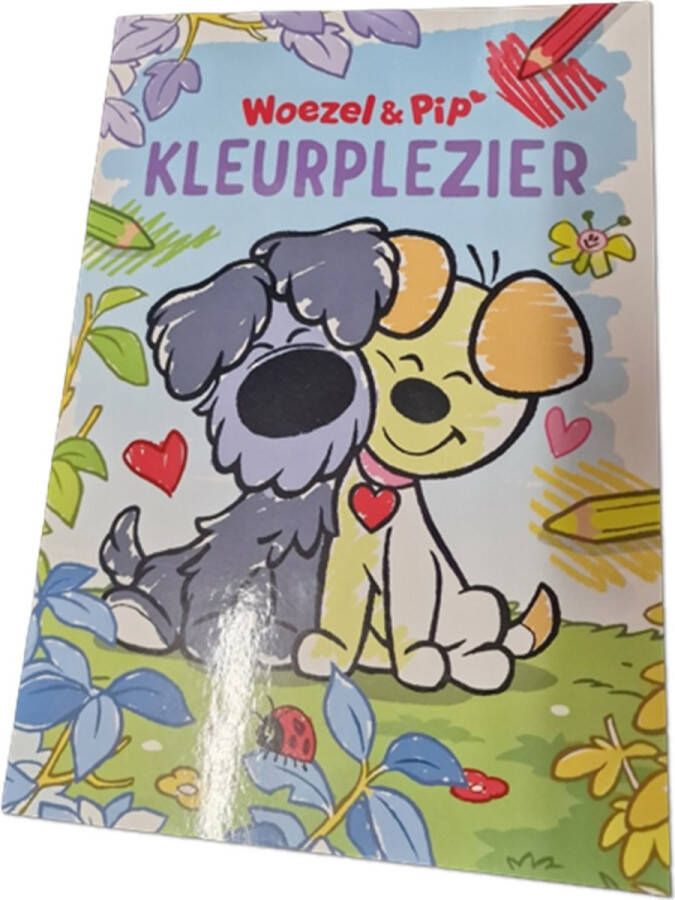 Woezel en Pip kleurboek kleurplezier 23 kleurplaten